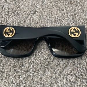 Black Gucci sunglasses